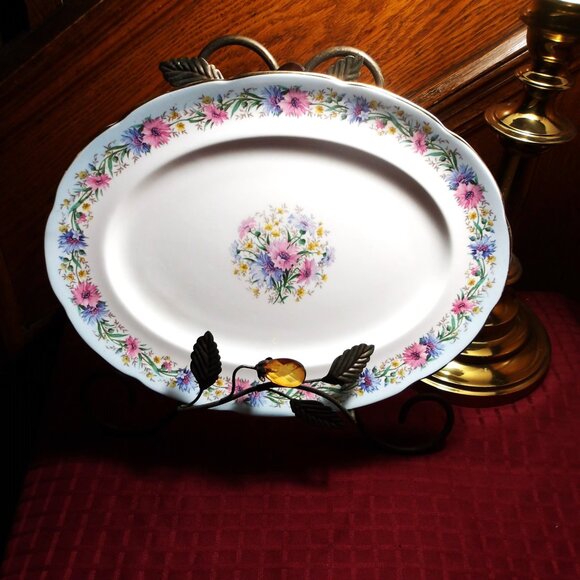 Vintage *** E.B. Foley Cornflower *** Platter / Pristine - Picture 1 of 2